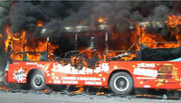 上海公交车爆燃